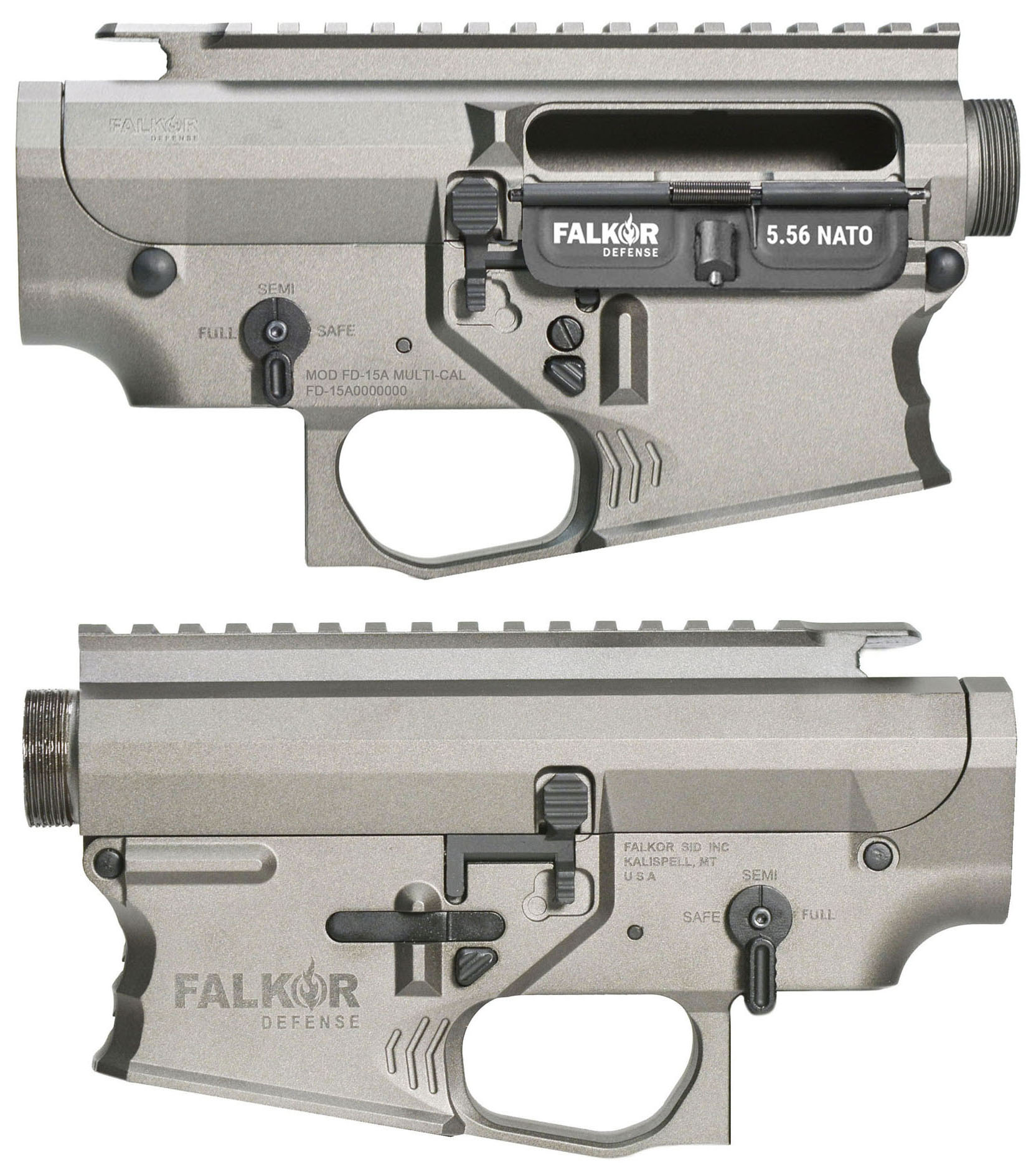 Falkor Defense Receiver Set Grey